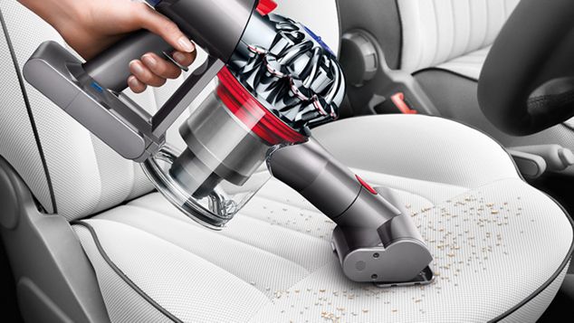 Vacuum on car seat